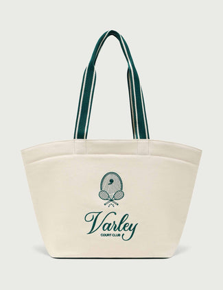 Robinson Canvas Club Tote Bag - Ivory/ Forest