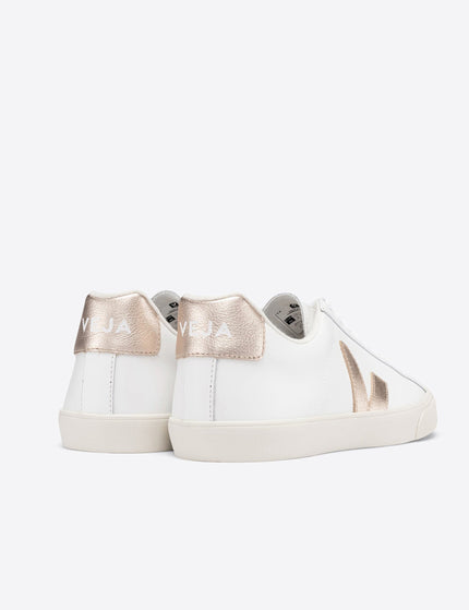 Veja Esplar Leather - White Platine BARCODE ISSUEimage3- The Sports Edit