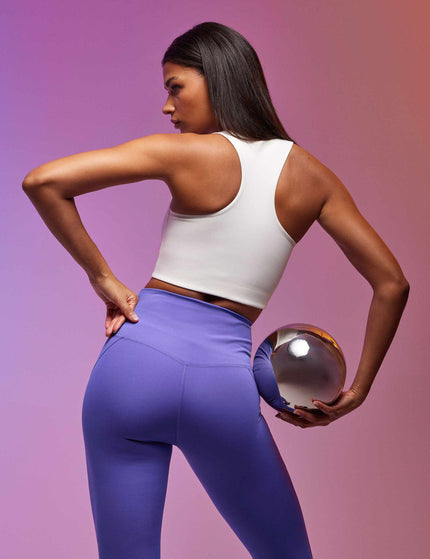 Girlfriend Collective Compressive High Waisted Legging - Retro Violetimage5- The Sports Edit