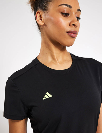 adidas Adizero Essentials Running T-Shirt - Blackimage3- The Sports Edit