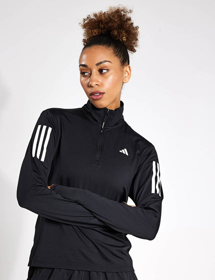adidas Own the Run Half-Zip Jacket - Blackimage1- The Sports Edit