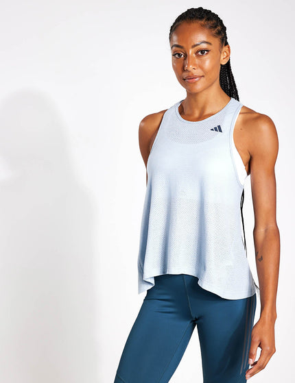adidas Run Icons Made with Nature Running Tank Top - Wonder Blueimage1- The Sports Edit