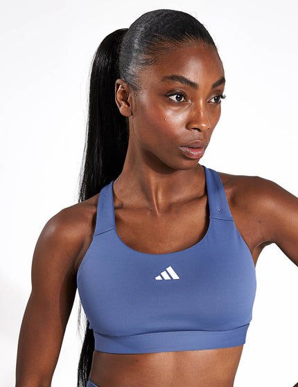 adidas TLRDREACT Training High-Support Bra - Preloved Inkimage1- The Sports Edit