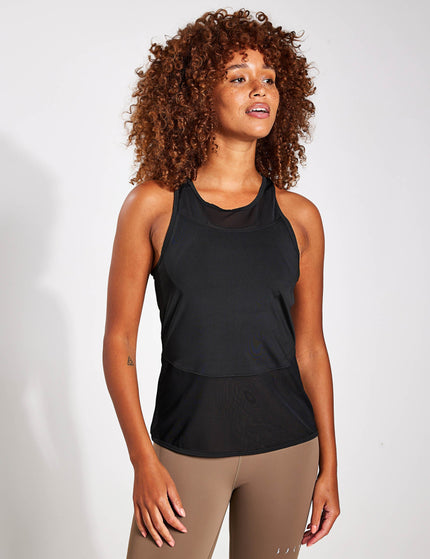 BORN Kiava Mesh Tank - Blackimage1- The Sports Edit