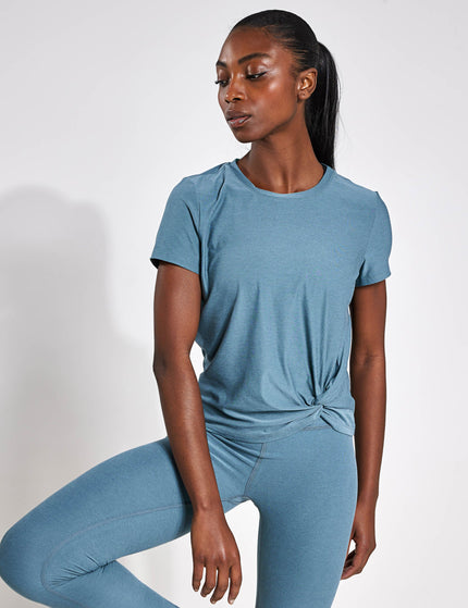 Beyond Yoga Featherweight For A Spin Tee - Storm Heatherimage1- The Sports Edit