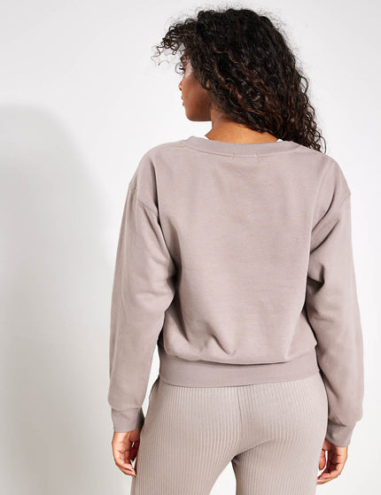 Beyond Yoga On The Go Pullover - Birchimage2- The Sports Edit