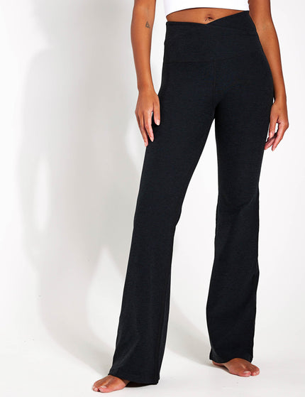 Beyond Yoga Spacedye At Your Leisure Bootcut Pant - Darkest Nightimage1- The Sports Edit