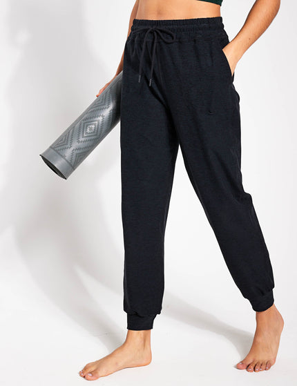 Beyond Yoga Spacedye Commuter Midi Jogger - Darkest Nightimage1- The Sports Edit