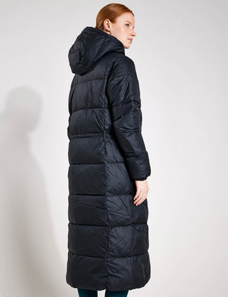 Puffect Long Puffer Jacket - Black