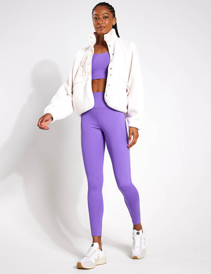 Girlfriend Collective Compressive High Waisted Legging - Retro Violetimage4- The Sports Edit