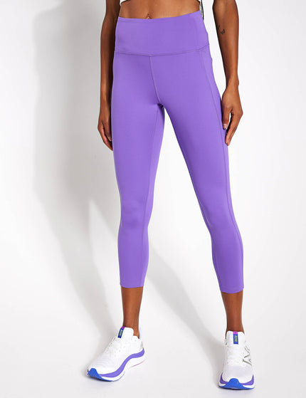 Girlfriend Collective High Waisted 7/8 Pocket Legging - Retro Violetimage1- The Sports Edit