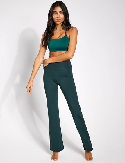 Girlfriend Collective Compressive Flare Legging - Mossimage3- The Sports Edit