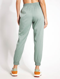 Girlfriend Collective Moss Green Summit Track Pant Small NWT
