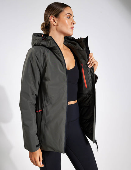 Goodmove Insulated Waterproof Jacket - Dark Oliveimage1- The Sports Edit