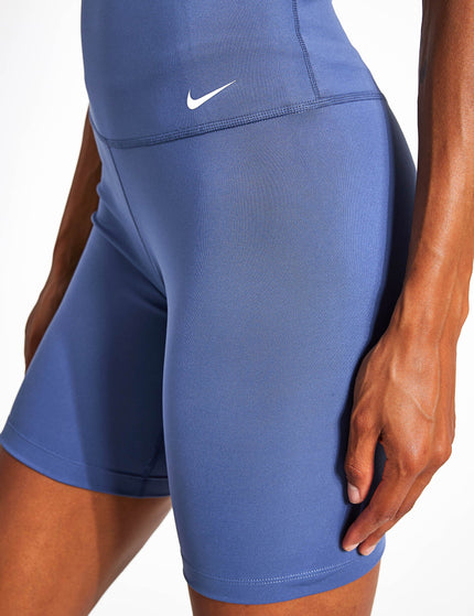 Nike Dri-FIT One 7" Biker Shorts - Diffused Blue/Whiteimage3- The Sports Edit