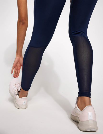 Nike Pro Leggings - Obsidian/Whiteimage4- The Sports Edit