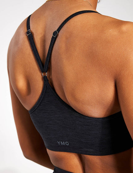 YMO SoftLuxe Bra - Dark Charcoalimage2- The Sports Edit