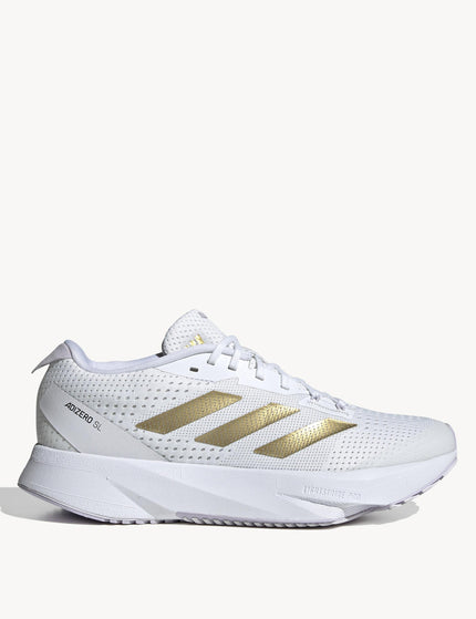 adidas Adizero SL Shoes - Cloud White/Gold Metallic/Dash Greyimage1- The Sports Edit