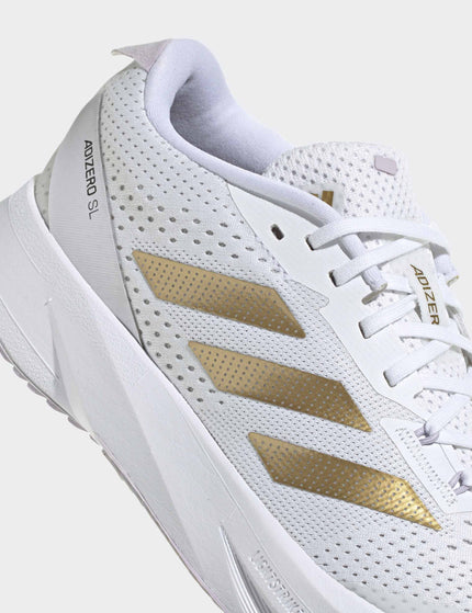 adidas Adizero SL Shoes - Cloud White/Gold Metallic/Dash Greyimage5- The Sports Edit