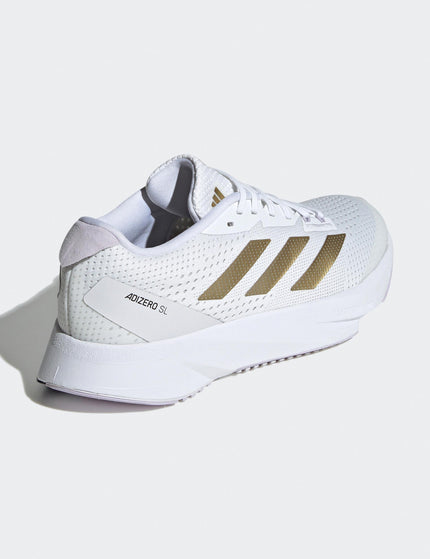 adidas Adizero SL Shoes - Cloud White/Gold Metallic/Dash Greyimage4- The Sports Edit