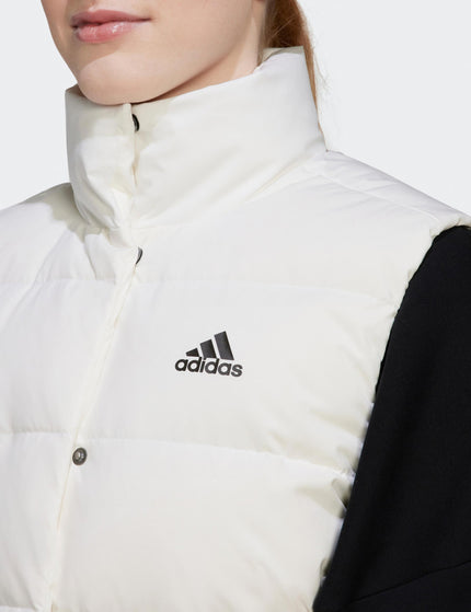 adidas Helionic Down Vest - Whiteimage4- The Sports Edit