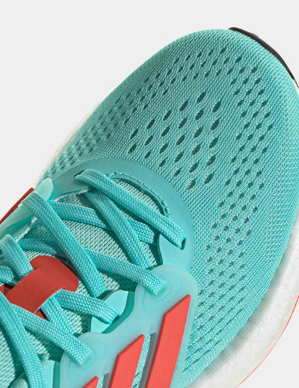 adidas Pureboost 23 Shoes - Flash Aqua/Bright Red/Crystal Whiteimage7- The Sports Edit