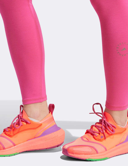 adidas X Stella McCartney 7/8 Yoga Leggings - Real Magentaimage5- The Sports Edit