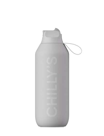 Chilly's Series 2 Flip Water Bottle 500ml - Graniteimage1- The Sports Edit