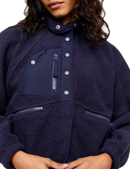 FP Movement Hit The Slopes Fleece Jacket - Deepest Navyimage6- The Sports Edit