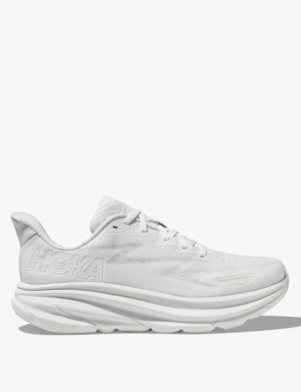 HOKA Clifton 9 - White/Whiteimage1- The Sports Edit