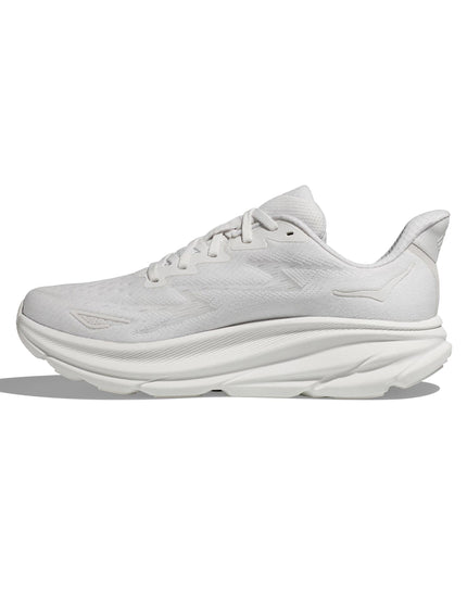 HOKA Clifton 9 - White/Whiteimage4- The Sports Edit