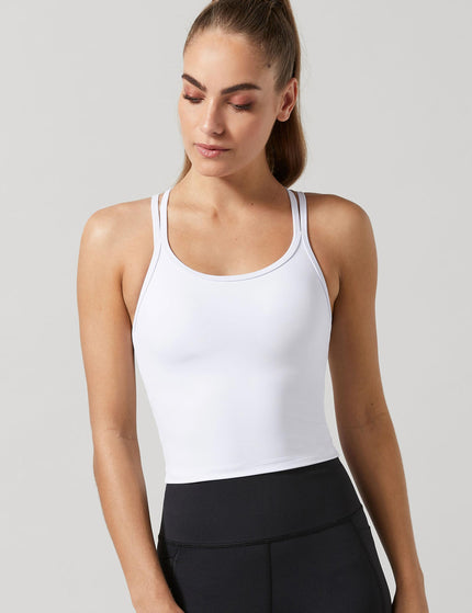 Lilybod Monica Bra Top - Bright Whiteimage5- The Sports Edit