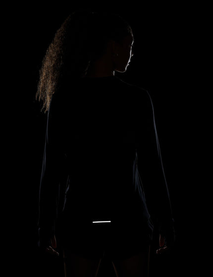 Nike Dri-FIT Swift Element UV Crew Neck Top - Black/Reflective Silverimage7- The Sports Edit
