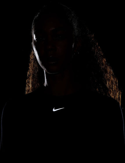 Nike Dri-FIT Swift Element UV Crew Neck Top - Black/Reflective Silverimage6- The Sports Edit