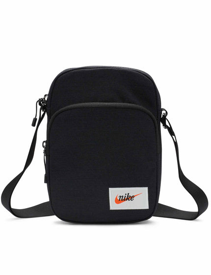 Nike Heritage Small Items Bag (4L) - Black/Orange Blazeimage1- The Sports Edit
