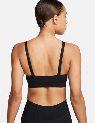 Indy Plunge Cutout Sports Bra - Black/Smoke Grey