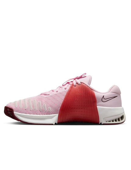 Nike Metcon 9 Shoes - Pink Foam/Platinum Tint/Adobe/Dark Team Redimage3- The Sports Edit