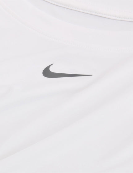 Nike One Classic Dri-FIT Short-Sleeve Top - White/Blackimage3- The Sports Edit