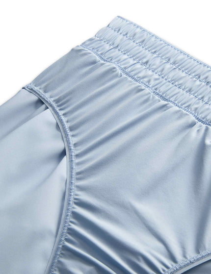 Nike One High Waisted 3" Brief-Lined Shorts - Light Armory Blue/Reflective Silverimage6- The Sports Edit