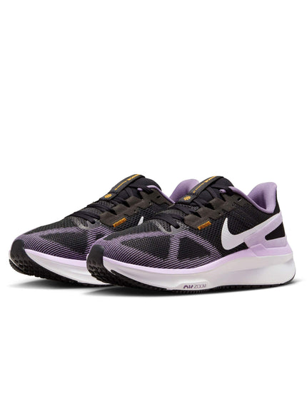 Nike Structure 25 Shoes - Black/White/Daybreak/Lilac Bloomimage4- The Sports Edit