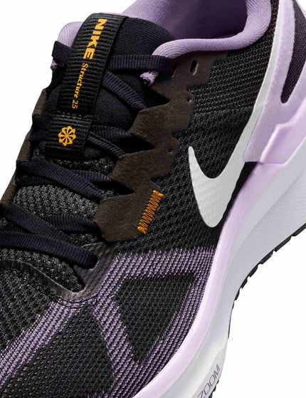 Nike Structure 25 Shoes - Black/White/Daybreak/Lilac Bloomimage7- The Sports Edit
