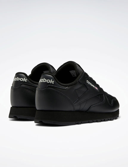 Reebok Classic Leather Shoes - Core Black/Pure Grey 5image4- The Sports Edit