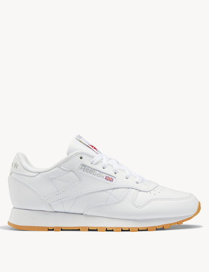 Reebok Classic Leather Shoes - Cloud White/Pure Grey 3/Reebok Rubber Gum-03image1- The Sports Edit