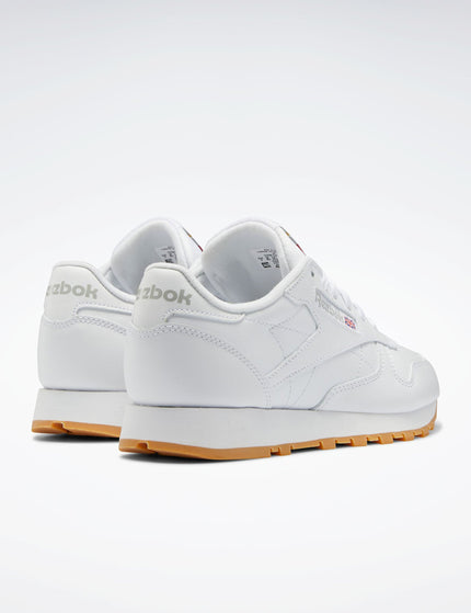 Reebok Classic Leather Shoes - Cloud White/Pure Grey 3/Reebok Rubber Gum-03image3- The Sports Edit