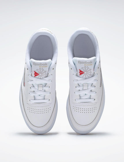 Reebok Club C 85 Shoes - White/Light Grey/Gumimage3- The Sports Edit