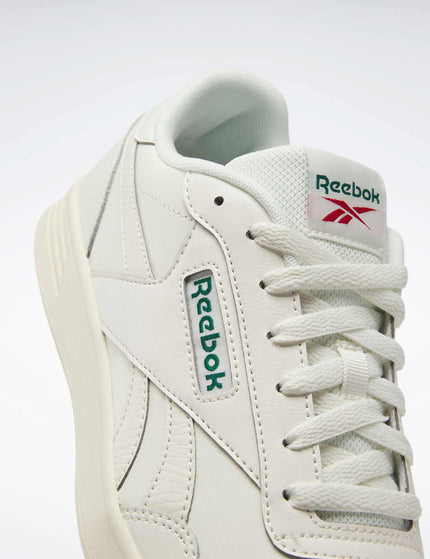 Reebok Court Advance Shoes - Chalk/Dark Green/Flash Redimage3- The Sports Edit