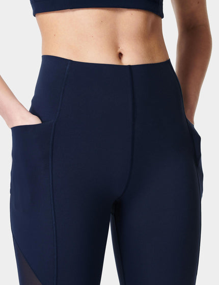 Sweaty Betty Aerial Power UltraSculpt High Waisted Leggings - Navy Blueimage4- The Sports Edit