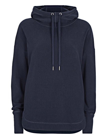 Sweaty Betty Escape Italian Fleece Hoody - Navy Blueimage6- The Sports Edit