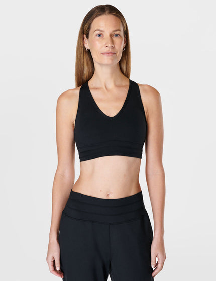 Sweaty Betty Gaia Yoga Bra - Blackimage1- The Sports Edit