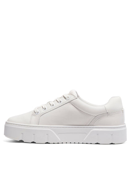 Timberland Low Lace-Up Trainer - Whiteimage2- The Sports Edit